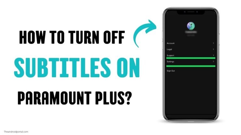 How To Turn Off Subtitles On Paramount Plus