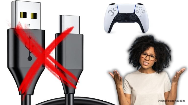 PS5 charging cable not working