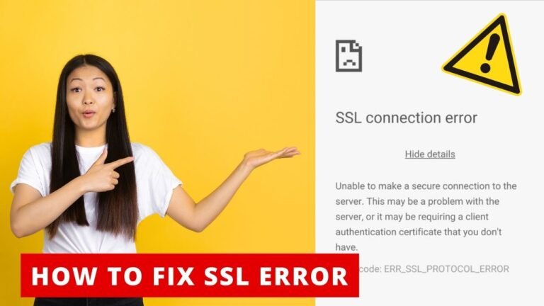How to Easily Fix SSL Connection Errors in Google Chrome App