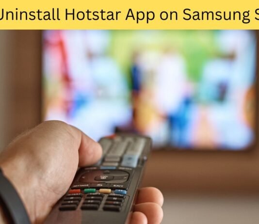 How to uninstall applications from SMART TV?