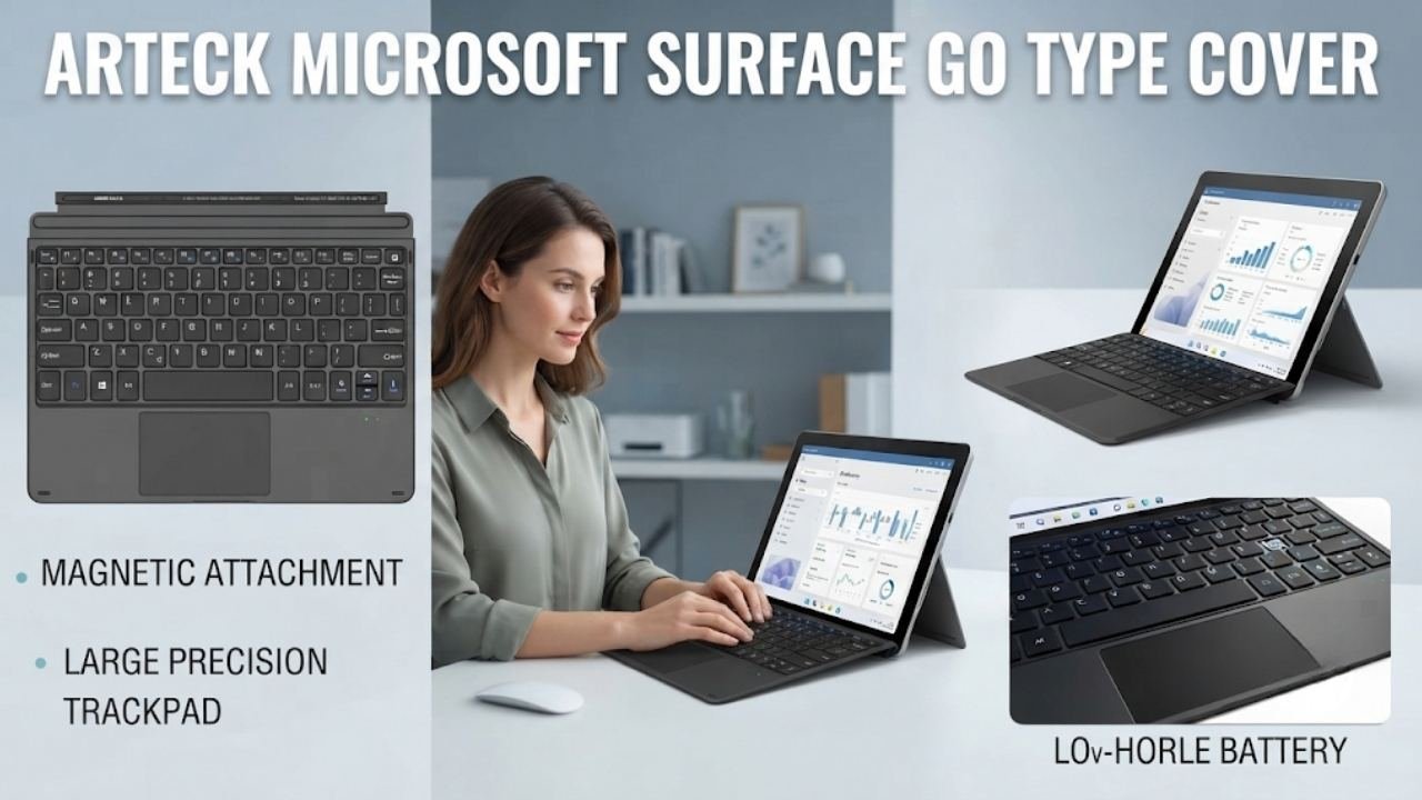 Arteck Microsoft Surface Go Type Cover