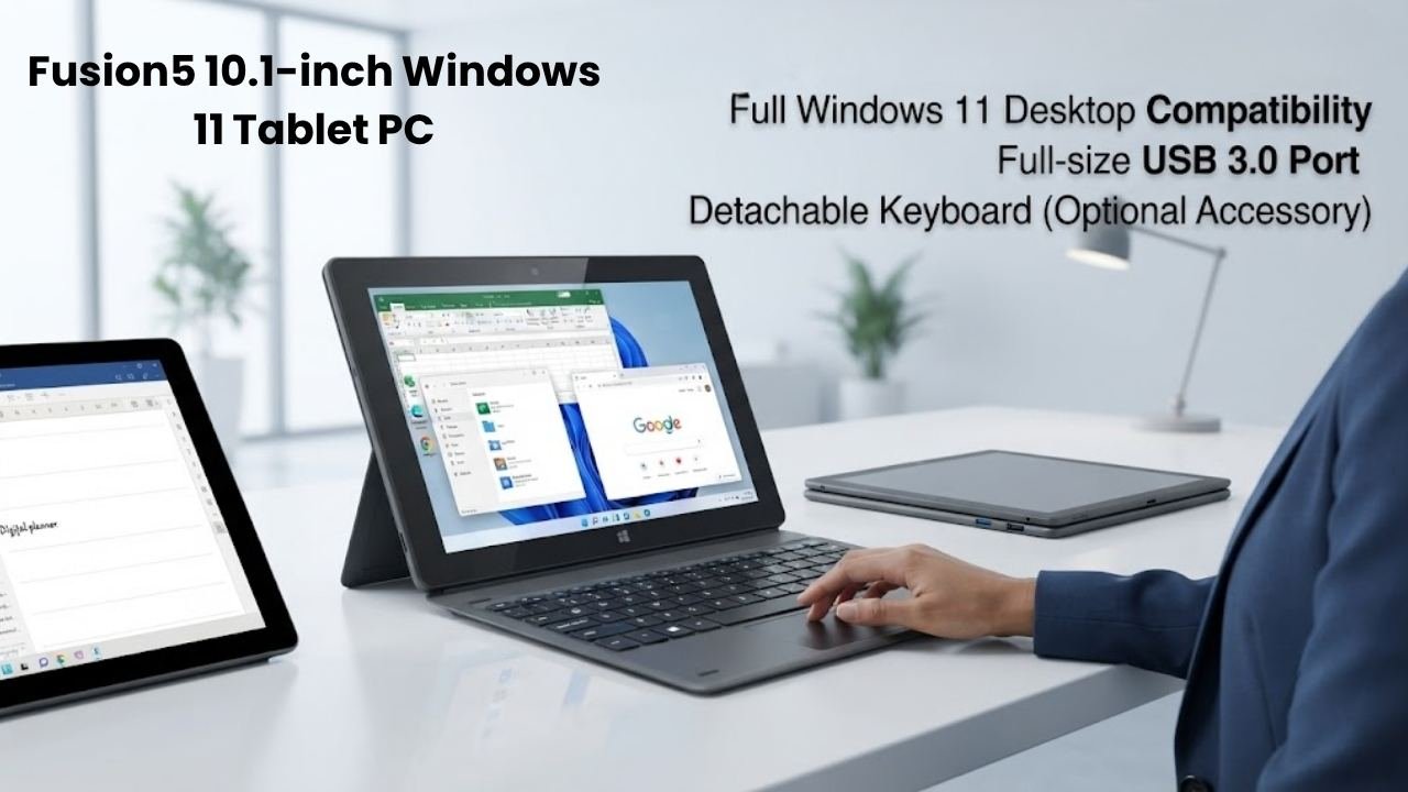 Fusion5 10.1-inch Windows 11 Tablet PC