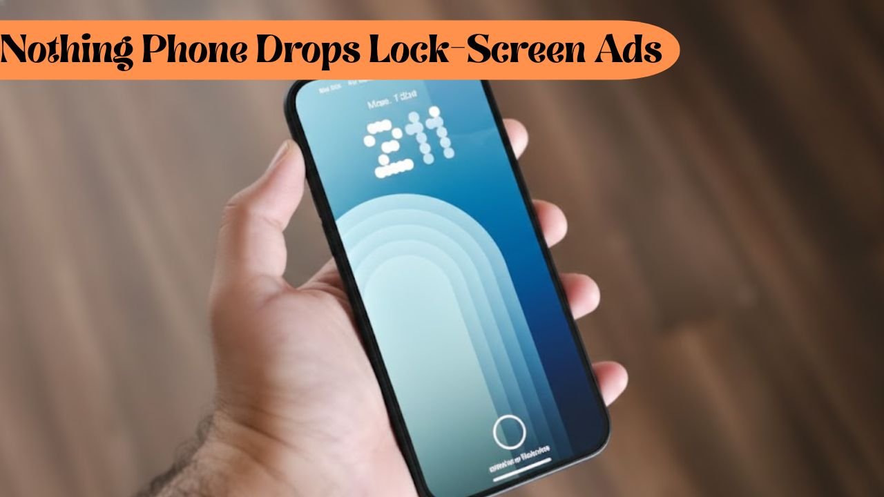 Nothing Phone Drops Lock-Screen Ads