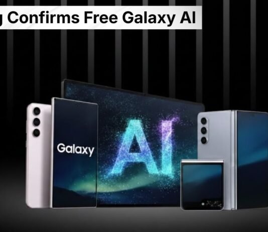 Samsung Confirms Free Galaxy AI