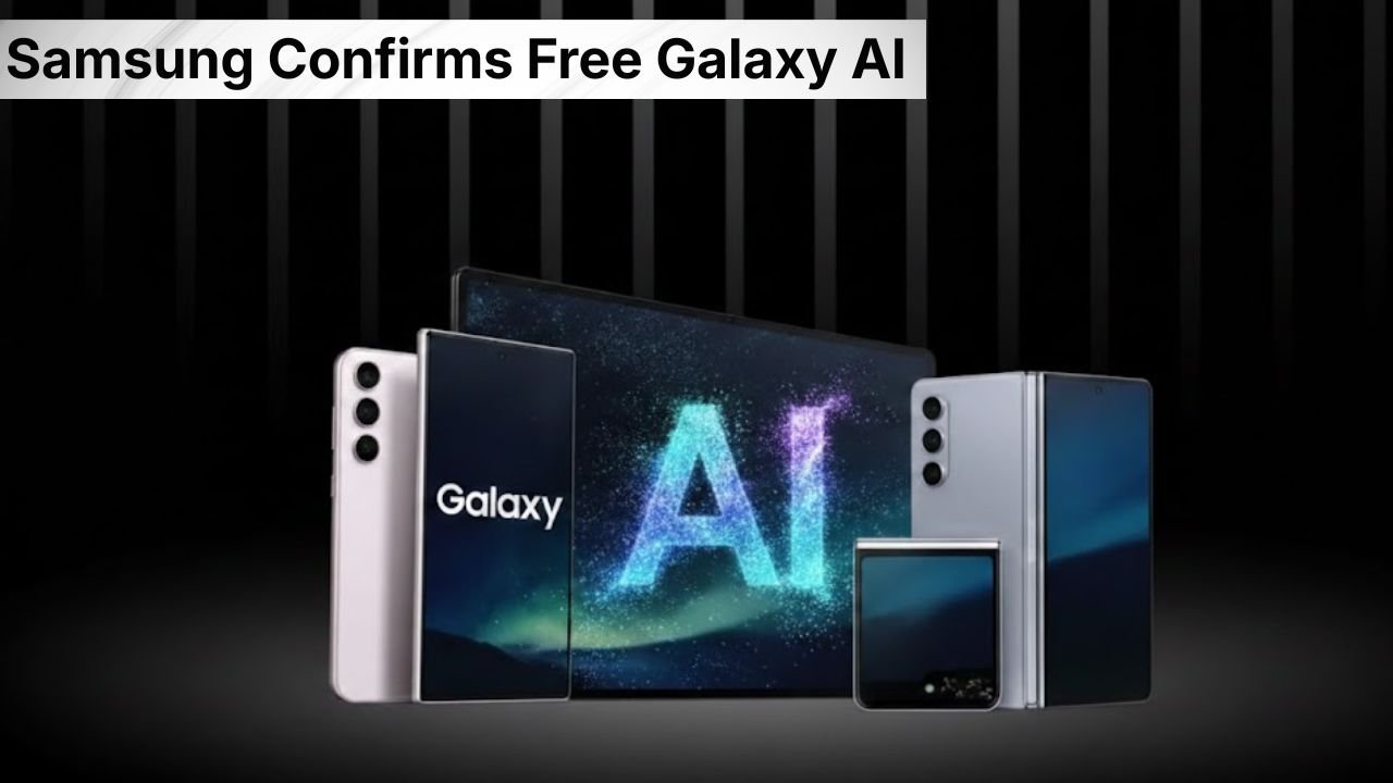 Samsung Confirms Free Galaxy AI