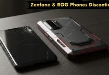 Zenfone & ROG Phones Discontinued