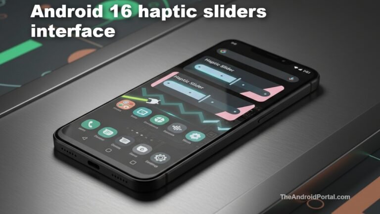 Android 16 Haptic Sliders Could Redefine Customization on Android