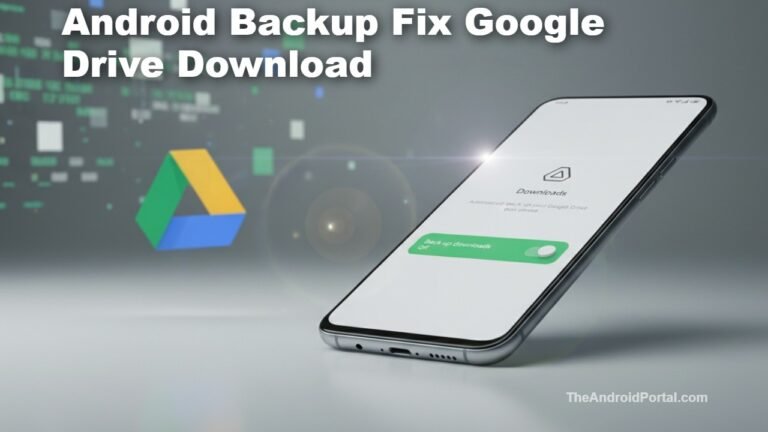 Android Backup Fix Automatically Saves Your Downloads to Google Drive