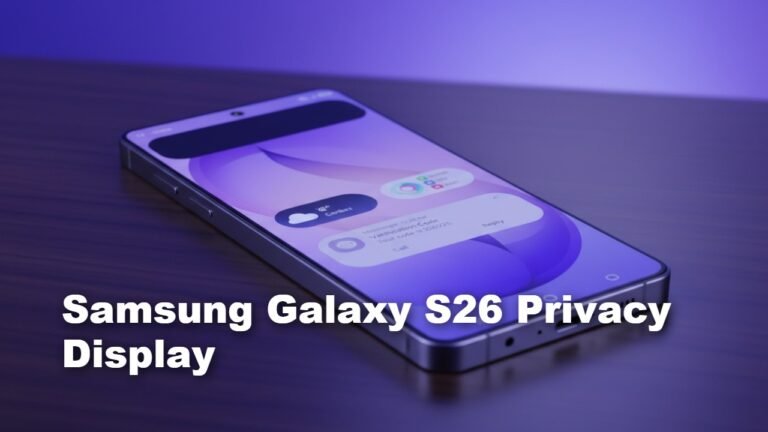 Samsung Galaxy S26 Privacy Display Could Make iPhone Users Jealous