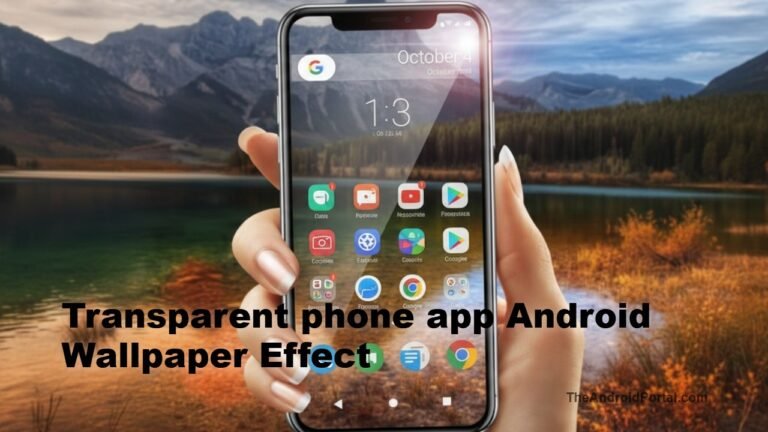 This Transparent Phone App Android Users Are Trying Makes Your Screen Look See-Through