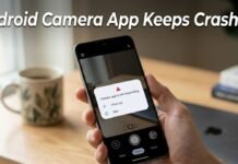 Android Camera App Keeps Crashing