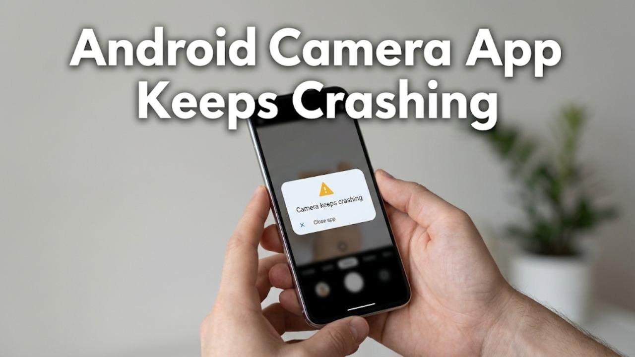 Android Camera App Keeps Crashing - Complete Fix Guide