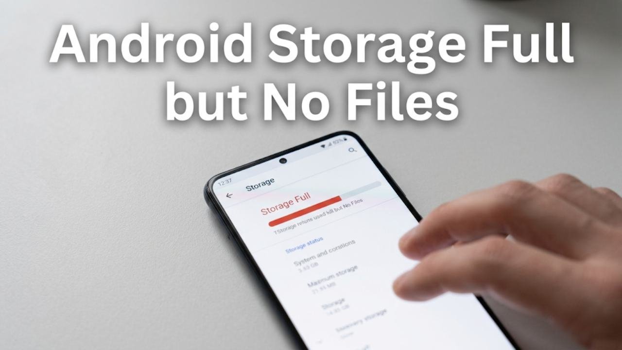 Android Storage Full but No Files