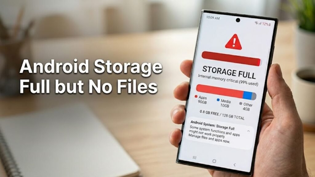 Android Storage Full but No Files
