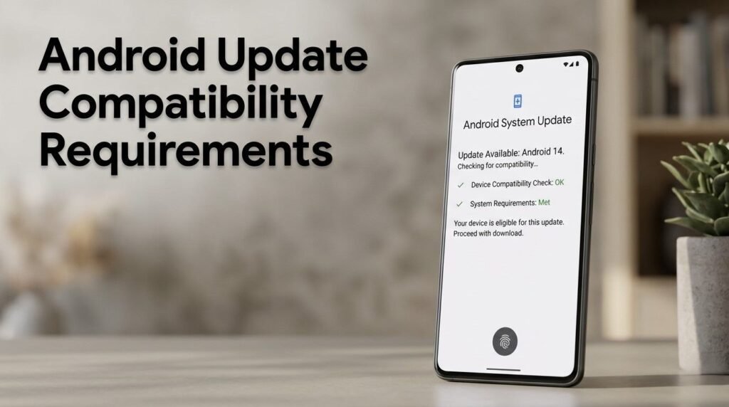 Current image: Android Update Compatibility Requirements