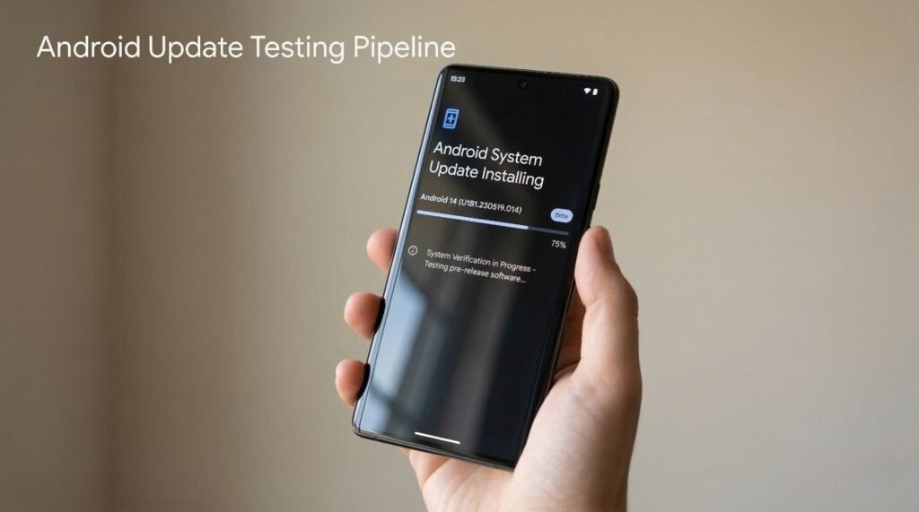 Current image: Android Update Testing Pipeline (Developer → Stable)