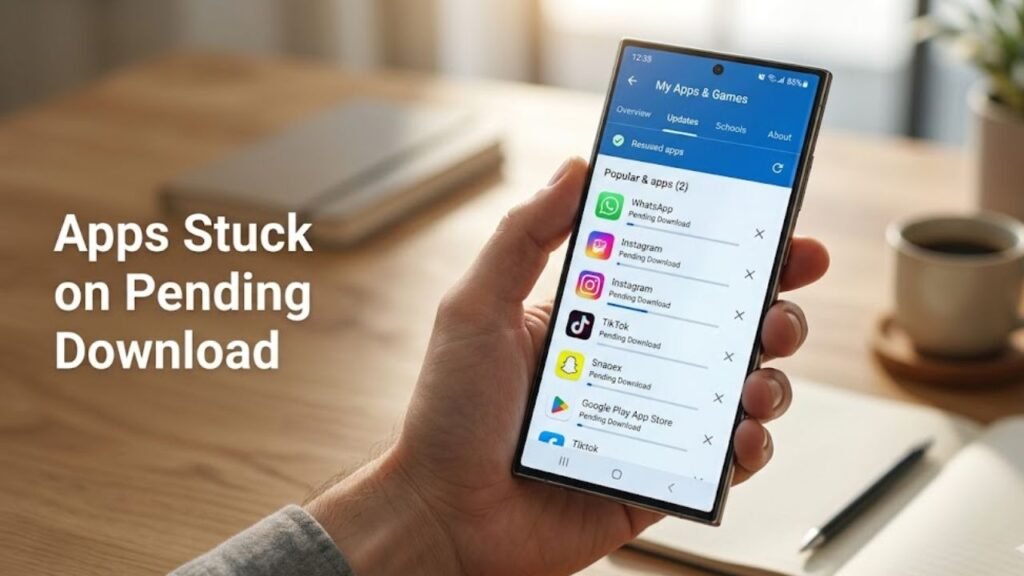 Apps Stuck on Pending Download