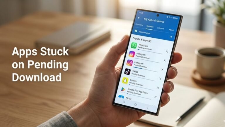 Apps Stuck on Pending Download