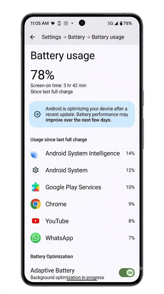 Battery Drain in the First Few Days