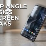 Drop Angle Physics in Screen Breaks