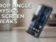 Drop Angle Physics in Screen Breaks