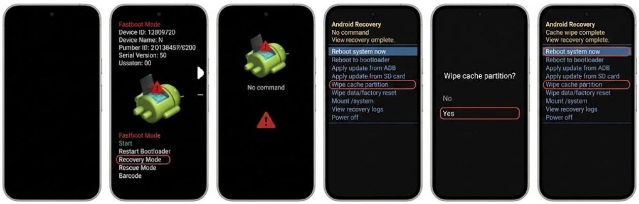Fix 1 — Google Pixel - Clear the System Cache Partition