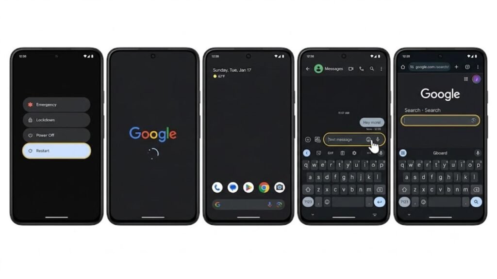 Fix 1 — Restart the Device - Android Keyboard Not Showing