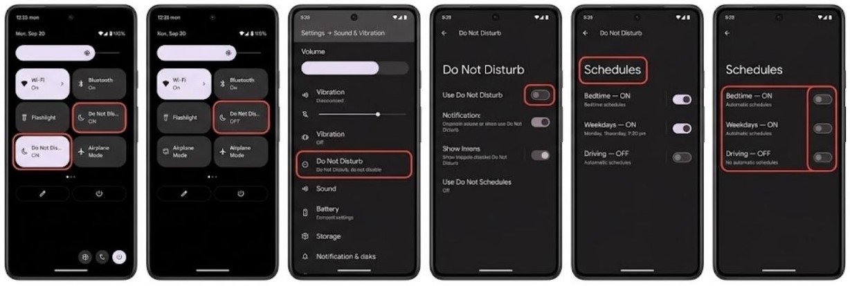 Fix 2 — Disable Do Not Disturb Mode