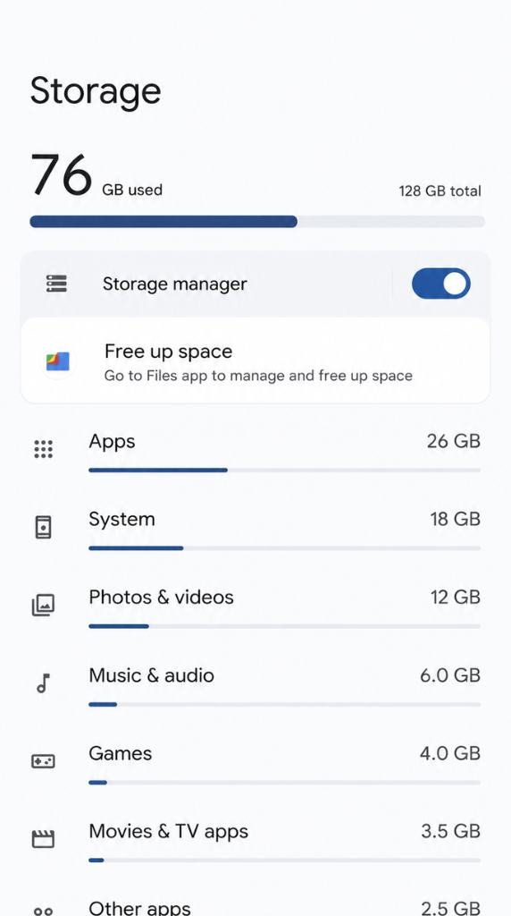 Fix 3 — Free Up Storage Space