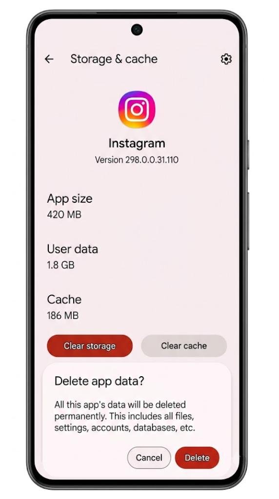 Fix 3 — Clear App Data