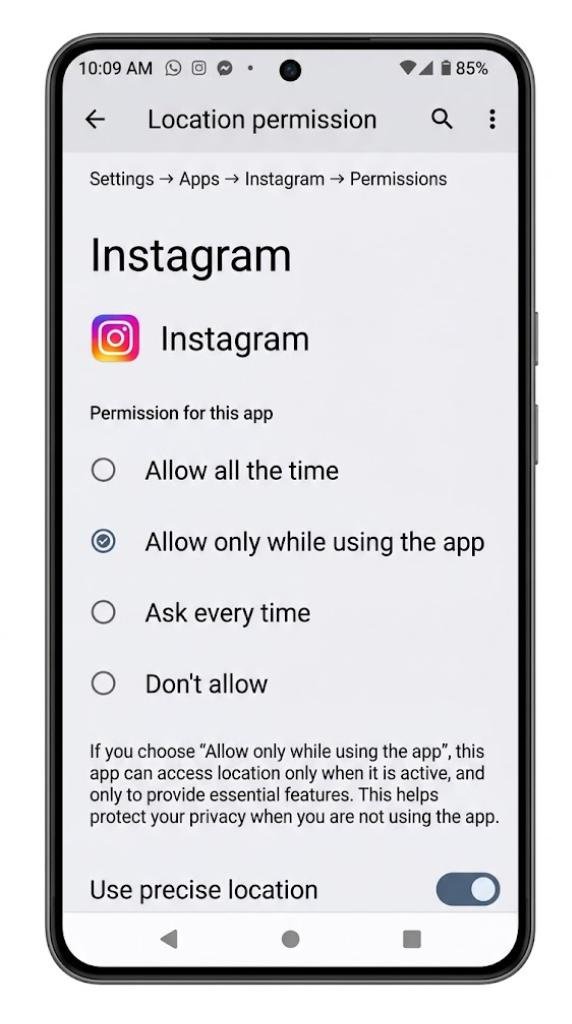 Fix 4 — Check and Reset App Permissions