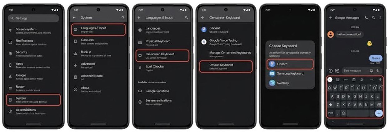 Fix 4 — Check and Reset the Default Keyboard Setting