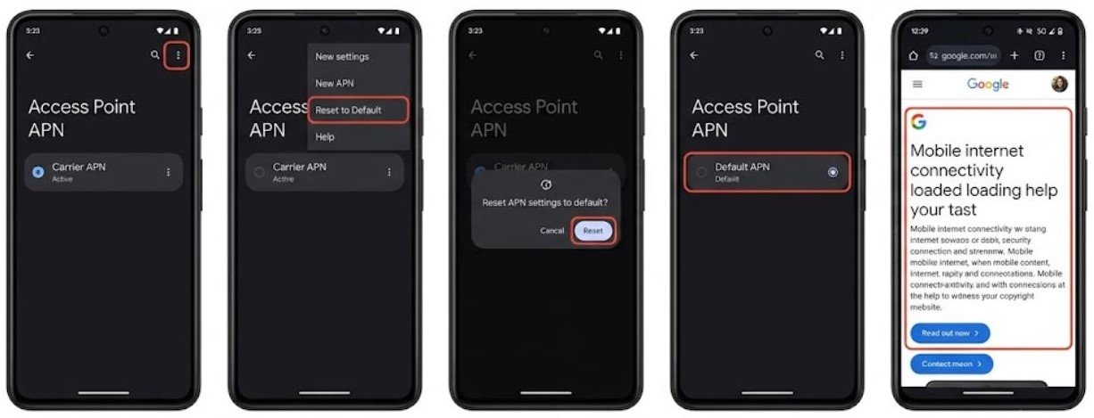 Fix 4 — How to reset APN to default - Check and Fix APN Settings