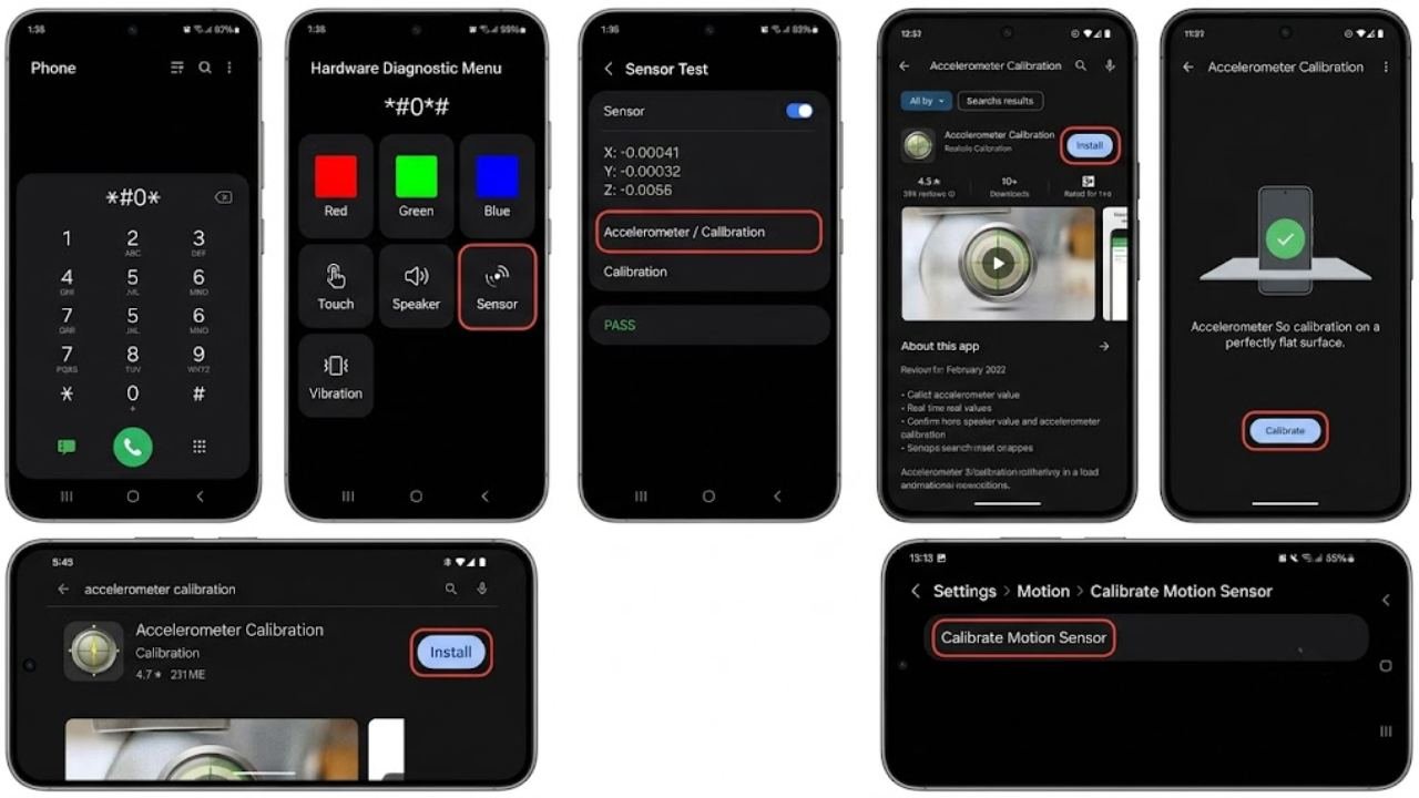 Fix 5 — Calibrate the Accelerometer