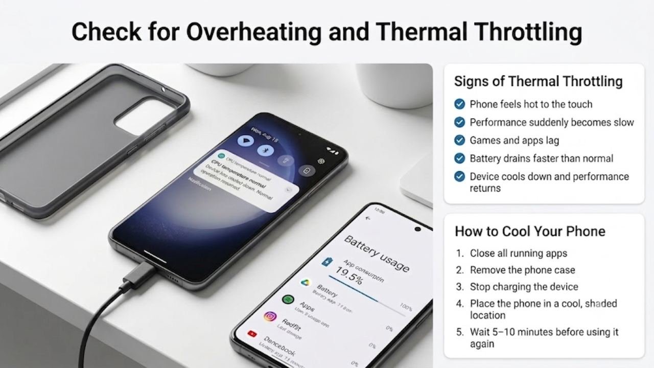 Fix 5 — Check for Overheating and Thermal Throttling