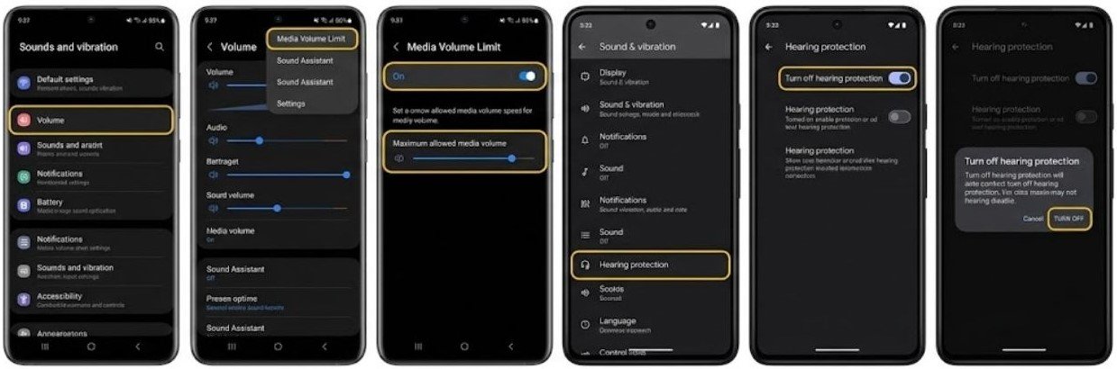 Fix 5 — Disable Volume Limit or Sound Level Warning