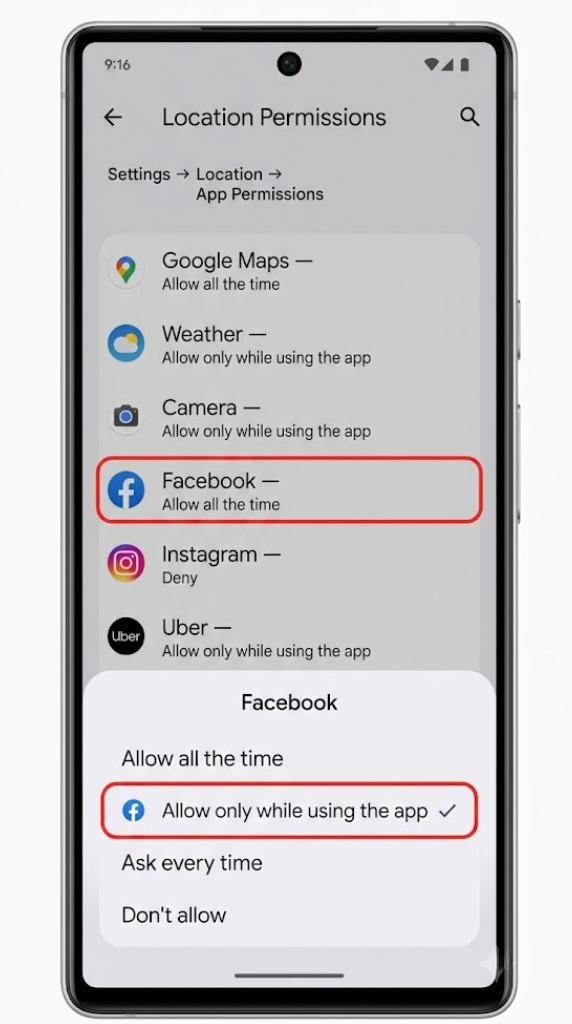 Fix 5 — Manage Location Services