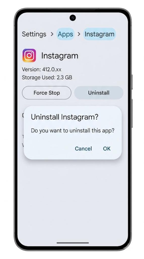 Fix 5 — Uninstall and Reinstall the App