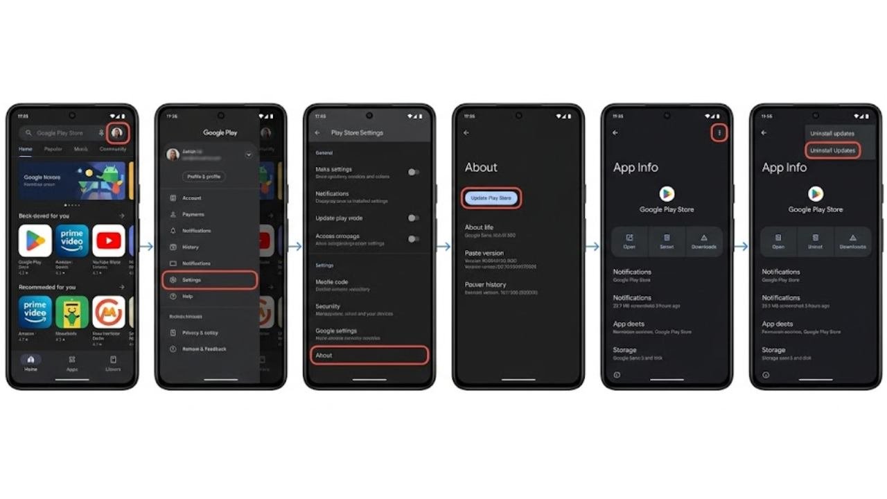 Fix 5 — Update Google Play Store