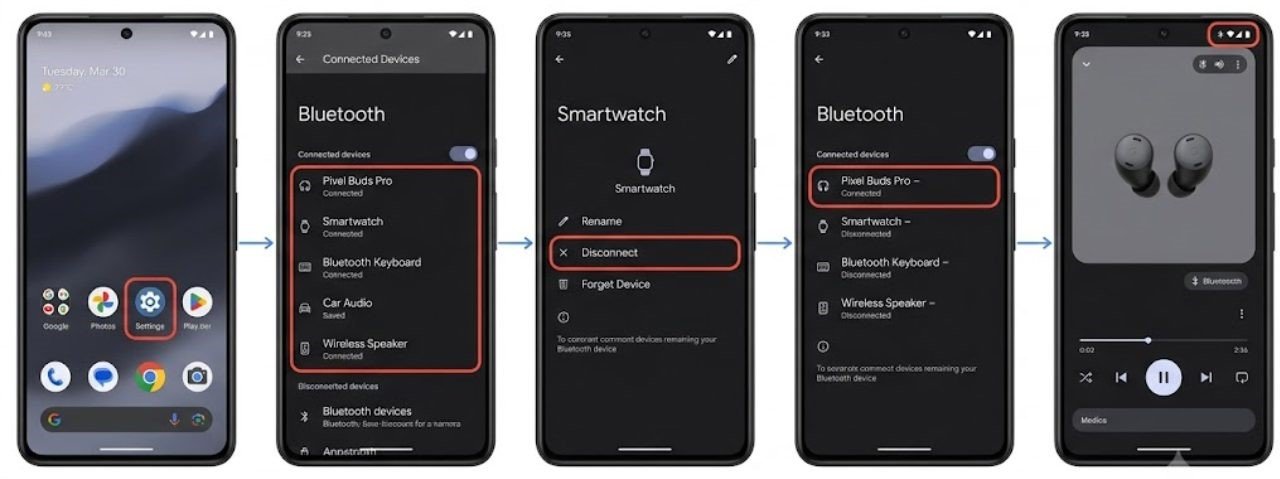 Fix 5 — Disconnect Other Bluetooth Devices