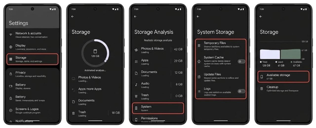 Fix 6 — How to use Android's storage tools - Use Android's Built-In Storage Management Tools