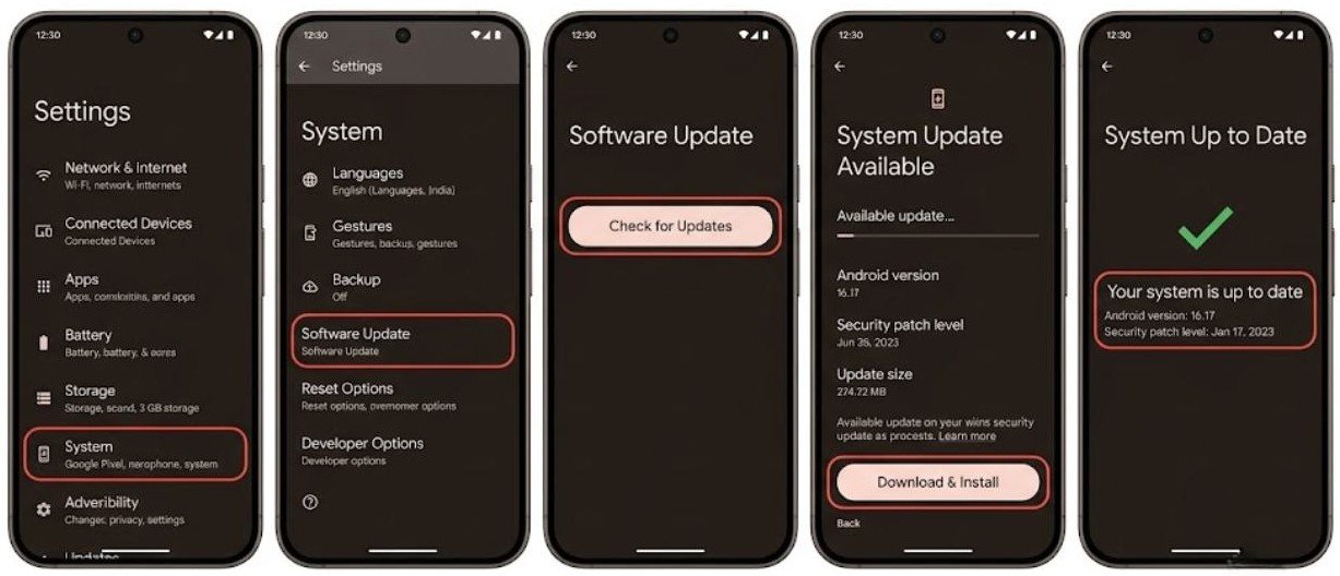 Fix 7 — Perform a System Update