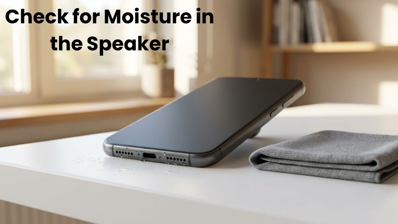 Fix 8 — Check for Moisture in the Speaker