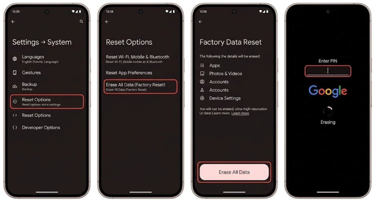 Fix 8 — Factory Reset as a Last Resort