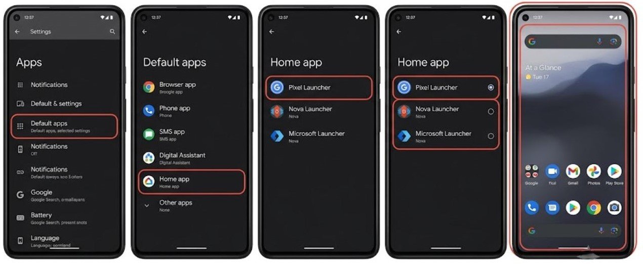 Fix 8 — Using a third-party launcher - Disable or Change Live Wallpaper and Heavy Launchers
