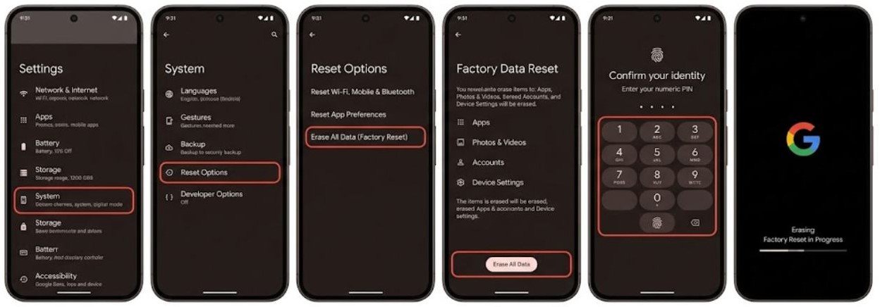 Fix 9 — Factory Reset as the Definitive Solution