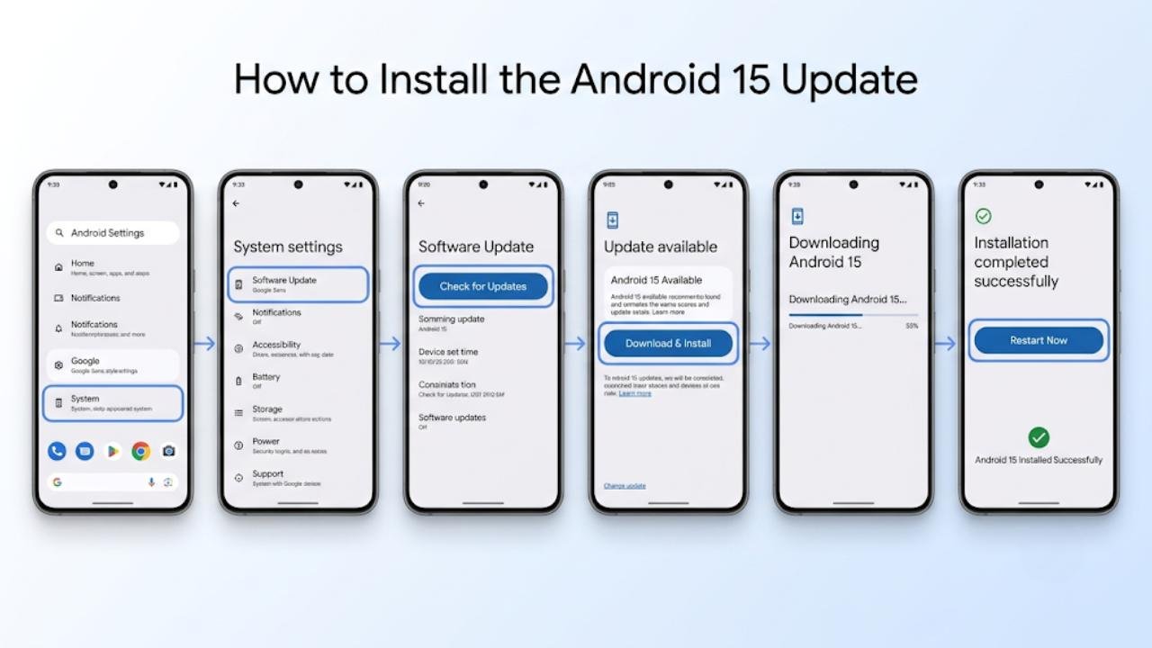 How to Install the Android 15 Update
