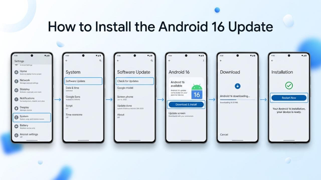 How to Install the Android 16 Update