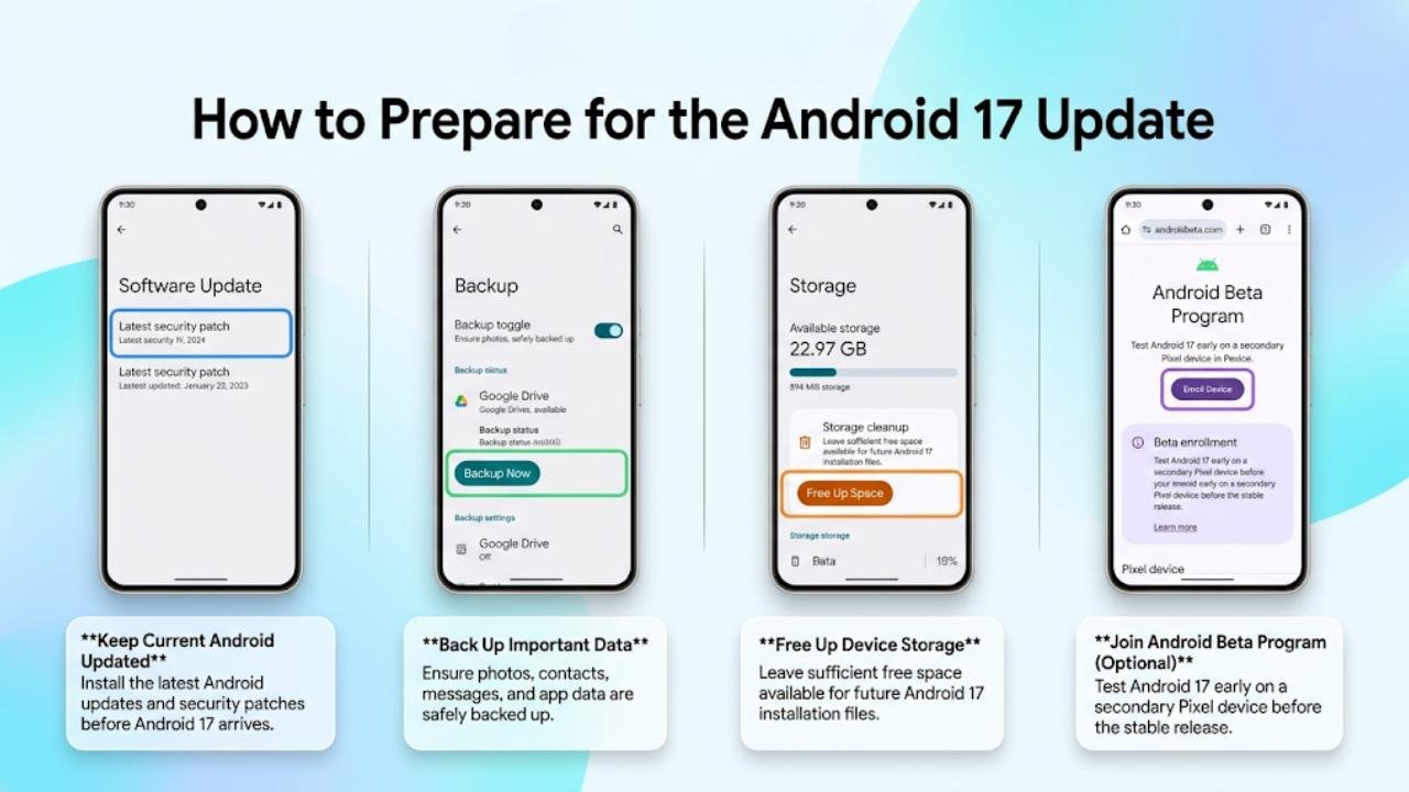 How to Prepare for the Android 17 Update