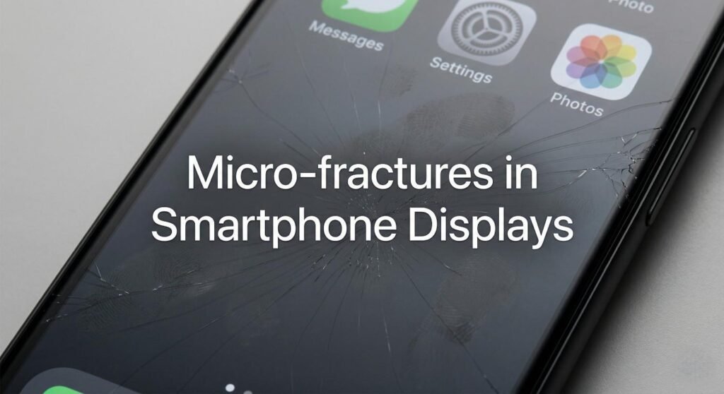 Current image: Micro-fractures in Smartphone Displays